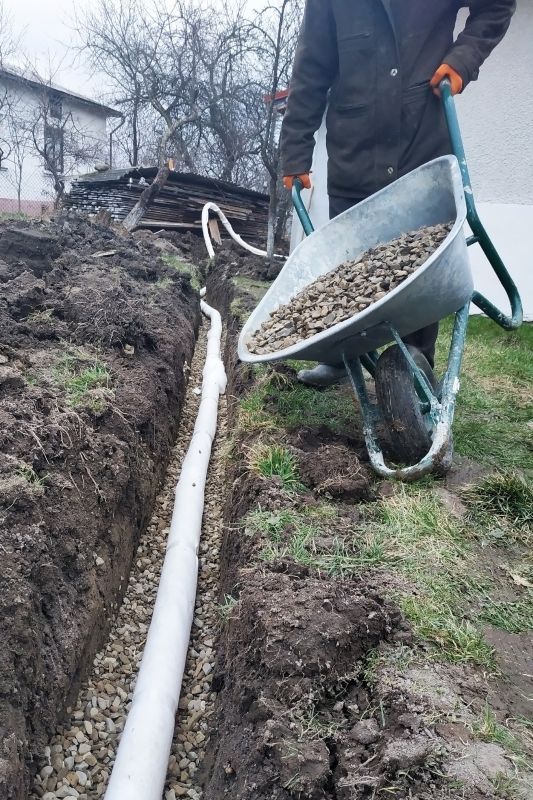 Channel Drain Installation