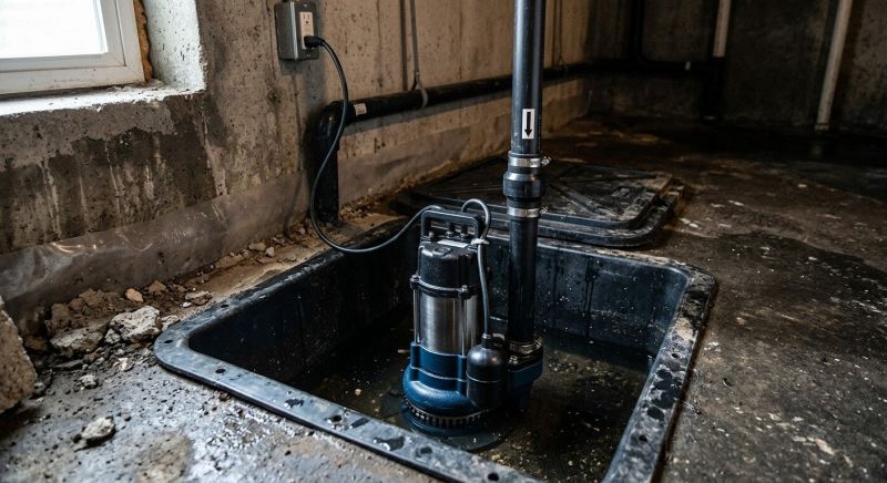 Sump Pump Plumbing in West Des Moines, IA